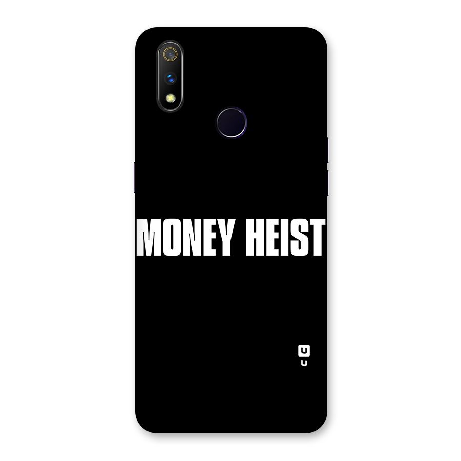 Money Heist Typography Back Case for Realme 3 Pro