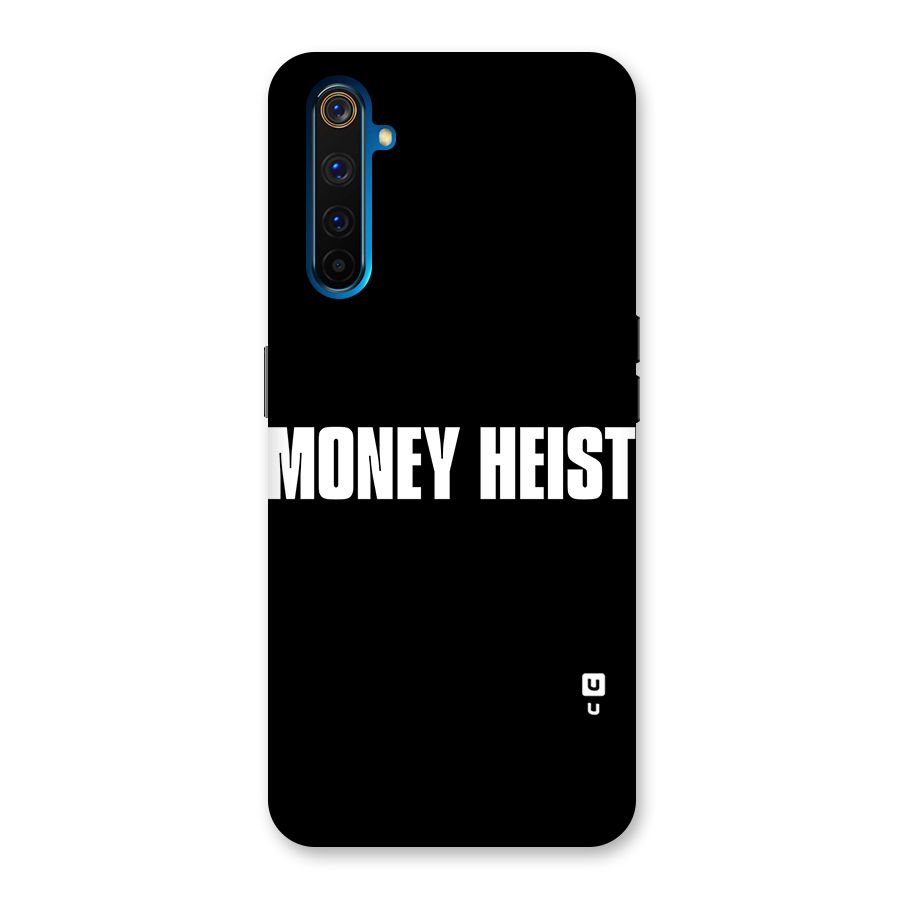 Money Heist Typography Back Case for Realme 6 Pro