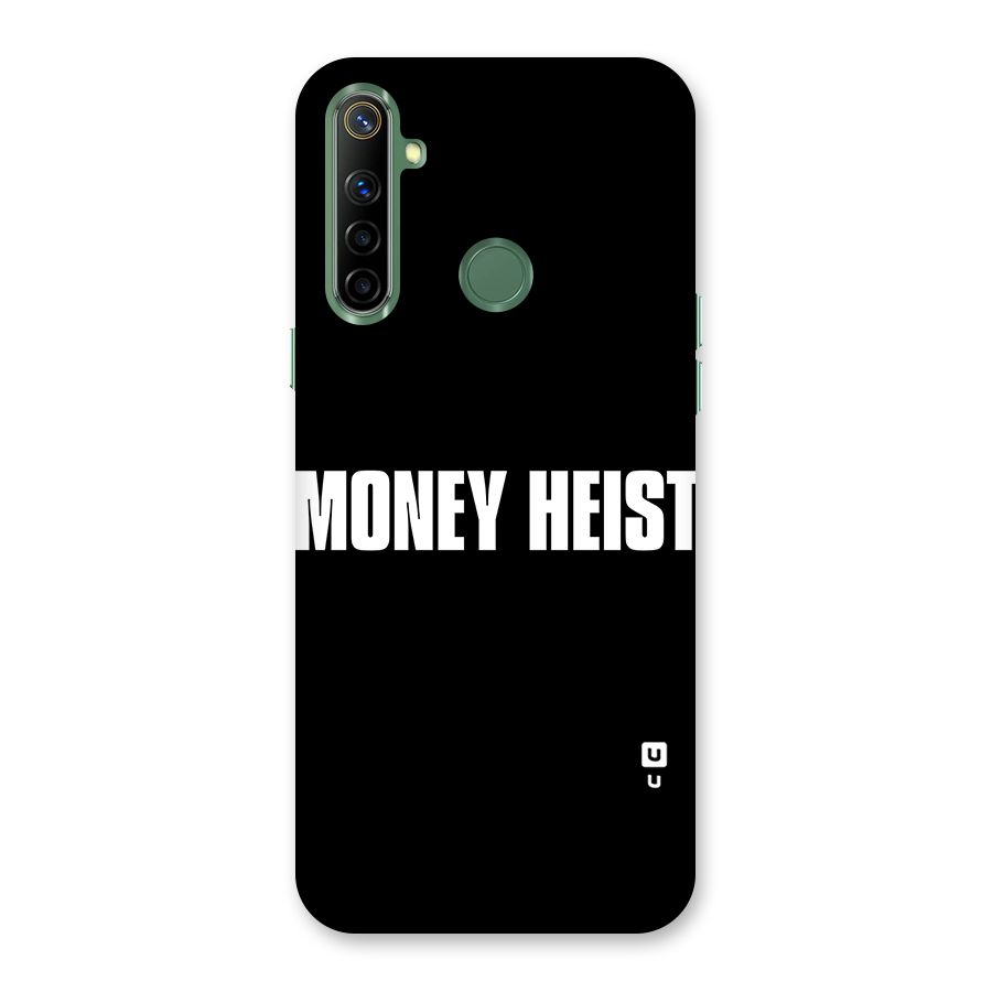 Money Heist Typography Back Case for Realme Narzo 10