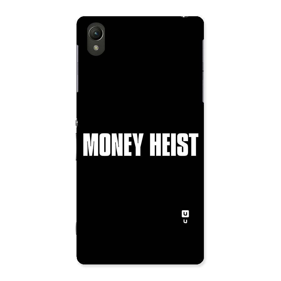 Money Heist Typography Back Case for Sony Xperia Z2