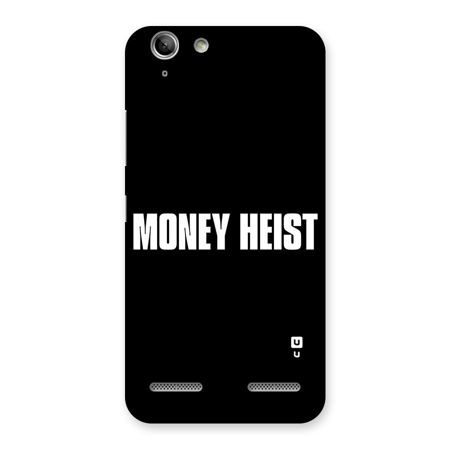Money Heist Typography Back Case for Vibe K5 Plus