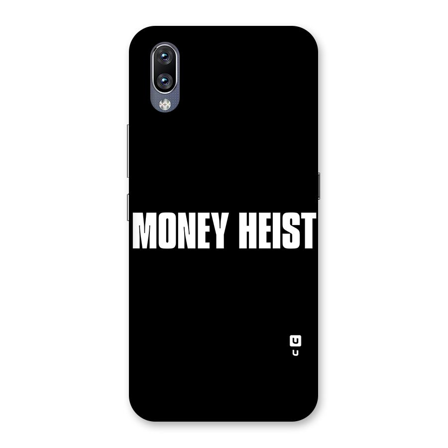Money Heist Typography Back Case for Vivo NEX