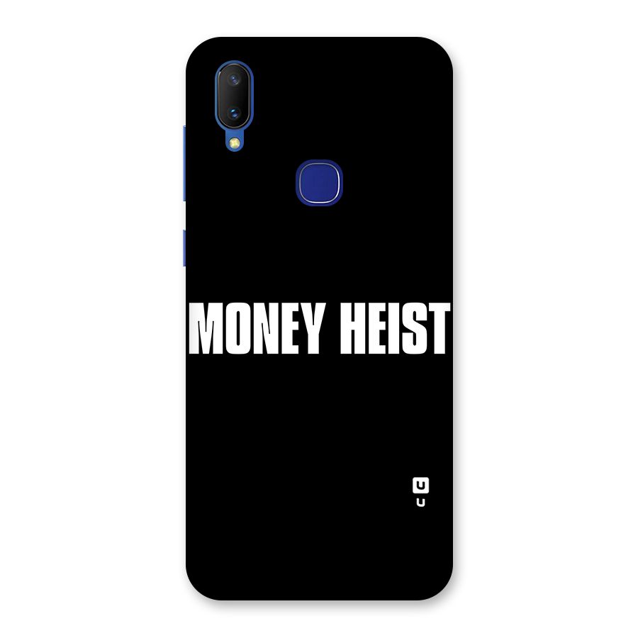Money Heist Typography Back Case for Vivo V11