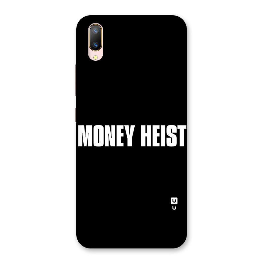 Money Heist Typography Back Case for Vivo V11 Pro