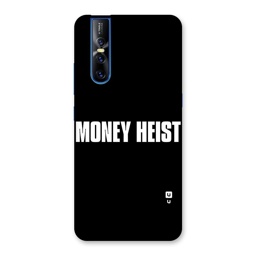 Money Heist Typography Back Case for Vivo V15 Pro