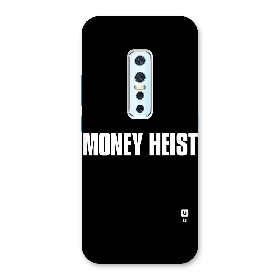 Money Heist Typography Back Case for Vivo V17 Pro