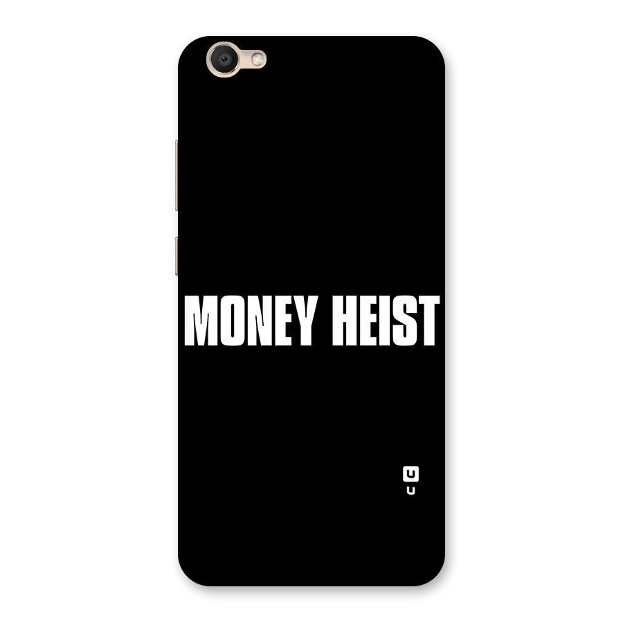 Money Heist Typography Back Case for Vivo V5