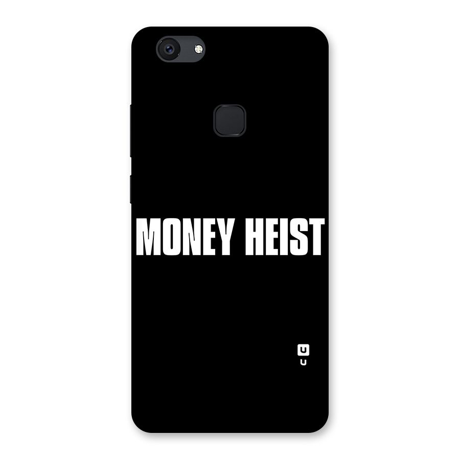 Money Heist Typography Back Case for Vivo V7 Plus