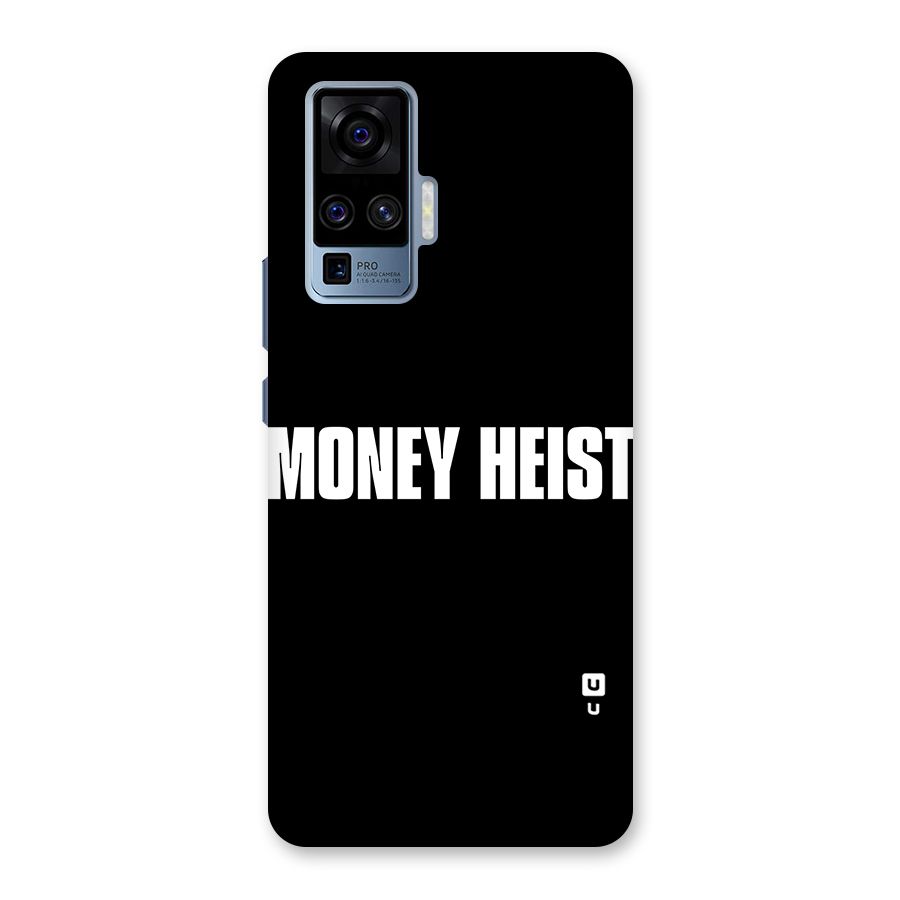 Money Heist Typography Back Case for Vivo X50 Pro