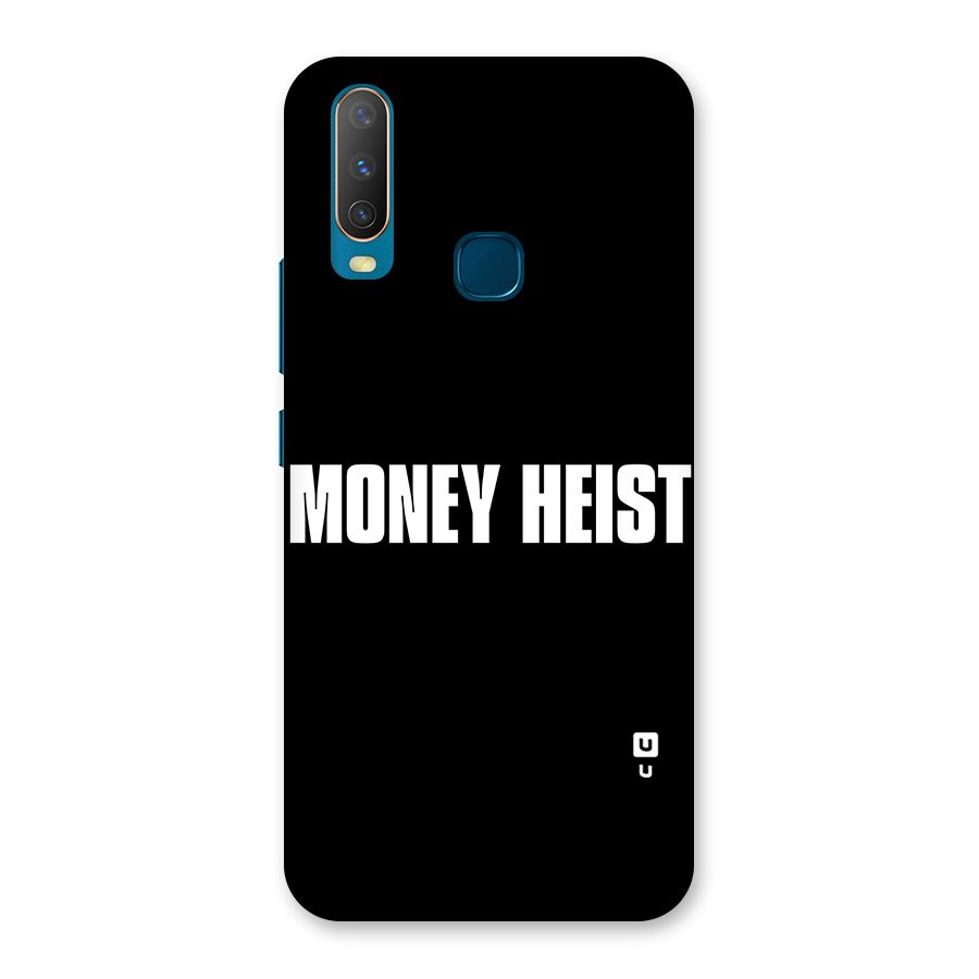 Money Heist Typography Back Case for Vivo Y12
