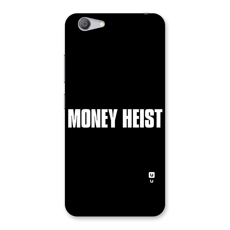 Money Heist Typography Back Case for Vivo Y53