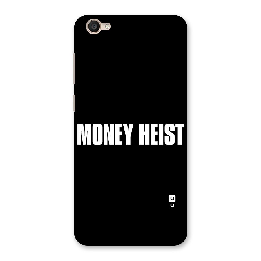 Money Heist Typography Back Case for Vivo Y55L