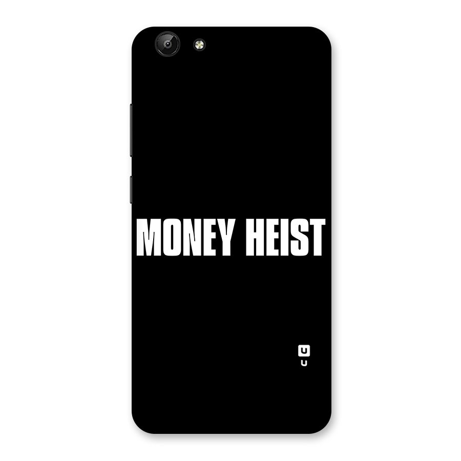 Money Heist Typography Back Case for Vivo Y69