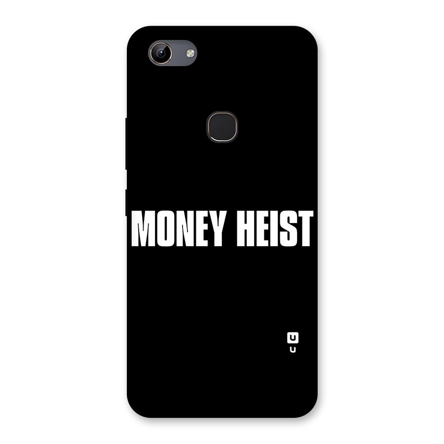Money Heist Typography Back Case for Vivo Y81