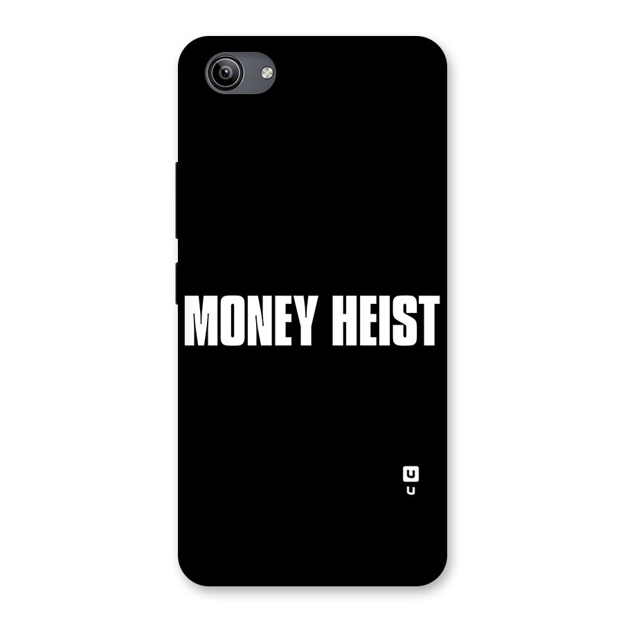 Money Heist Typography Back Case for Vivo Y81i