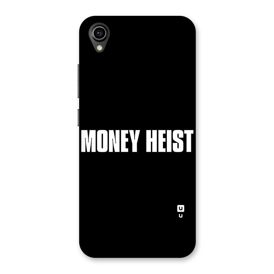 Money Heist Typography Back Case for Vivo Y90