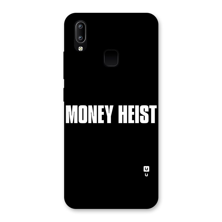 Money Heist Typography Back Case for Vivo Y93