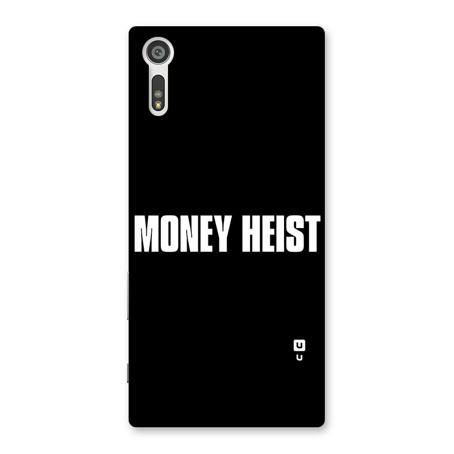 Money Heist Typography Back Case for Xperia XZ