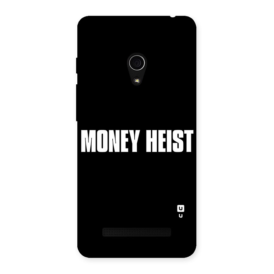 Money Heist Typography Back Case for Zenfone 5