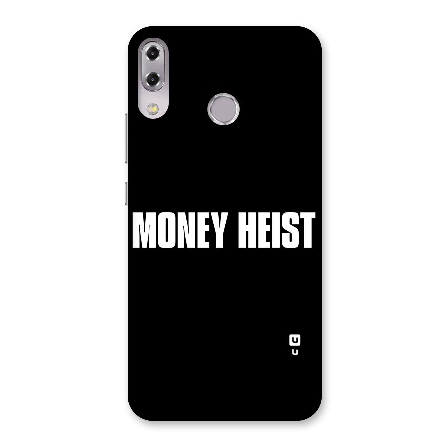 Money Heist Typography Back Case for Zenfone 5Z