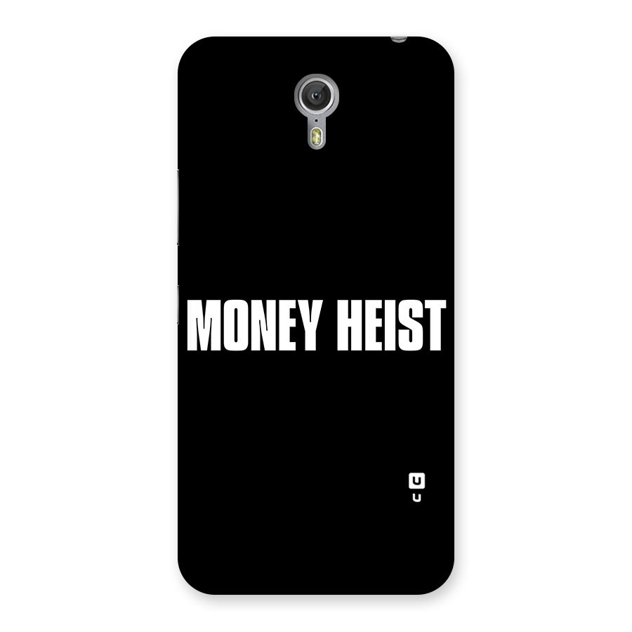Money Heist Typography Back Case for Zuk Z1
