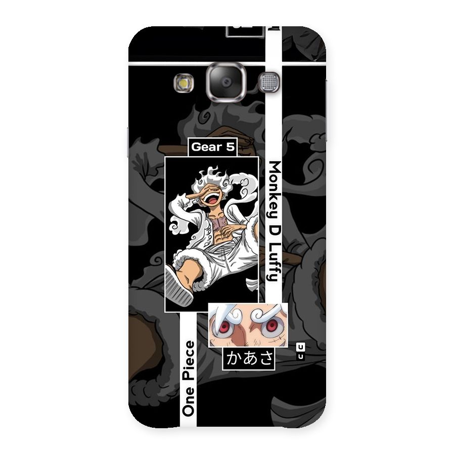 Monkey D luffy New Gear Back Case for Galaxy E7