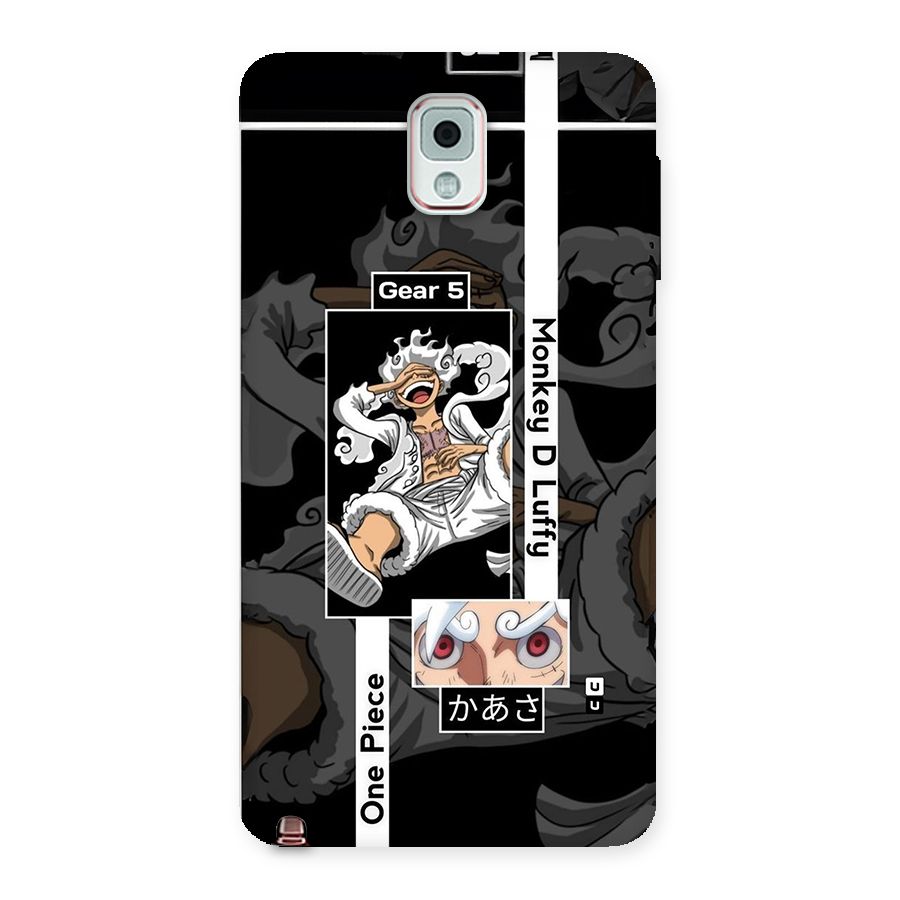 Monkey D luffy New Gear Back Case for Galaxy Note 3