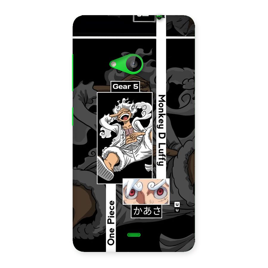Monkey D luffy New Gear Back Case for Lumia 535