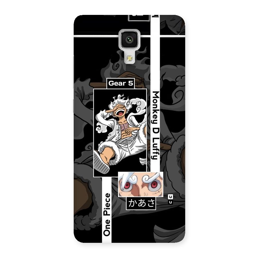 Monkey D luffy New Gear Back Case for Mi4