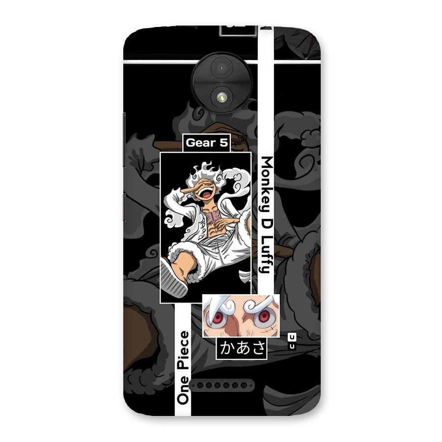 Monkey D luffy New Gear Back Case for Moto C