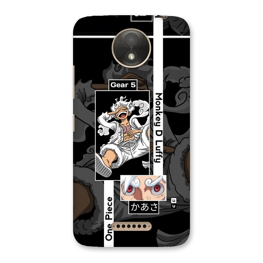 Monkey D luffy New Gear Back Case for Moto C Plus