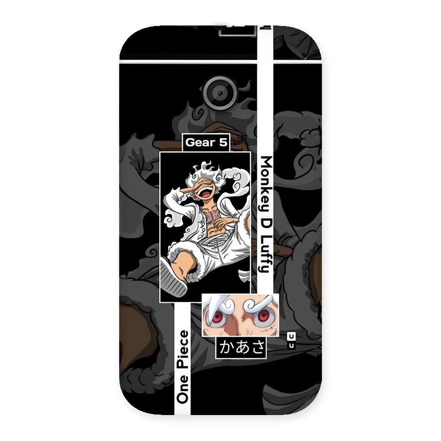 Monkey D luffy New Gear Back Case for Moto E