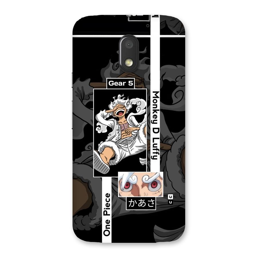 Monkey D luffy New Gear Back Case for Moto E3 Power
