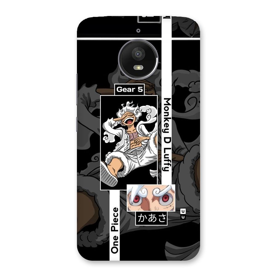 Monkey D luffy New Gear Back Case for Moto E4 Plus