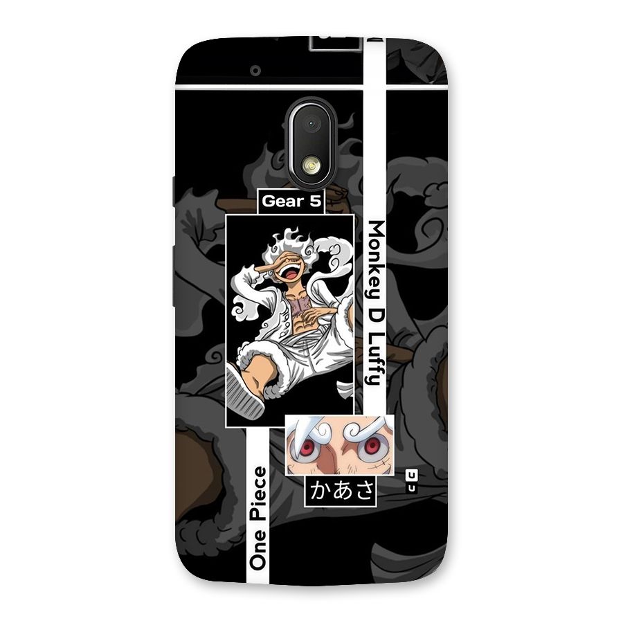 Monkey D luffy New Gear Back Case for Moto G4 Play