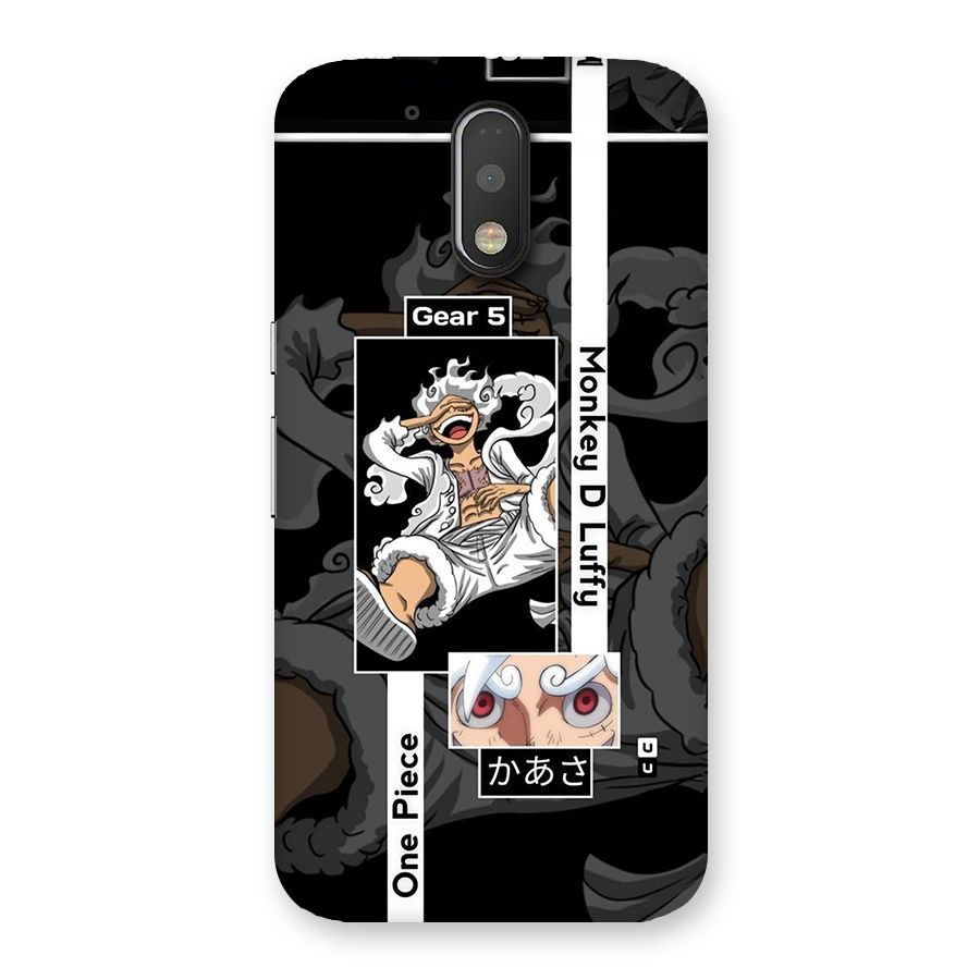 Monkey D luffy New Gear Back Case for Moto G4 Plus