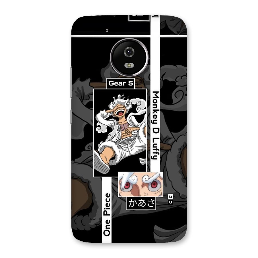 Monkey D luffy New Gear Back Case for Moto G5
