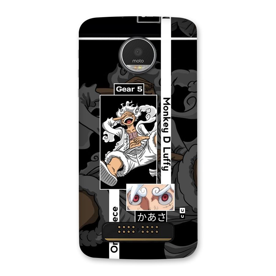 Monkey D luffy New Gear Back Case for Moto Z Play