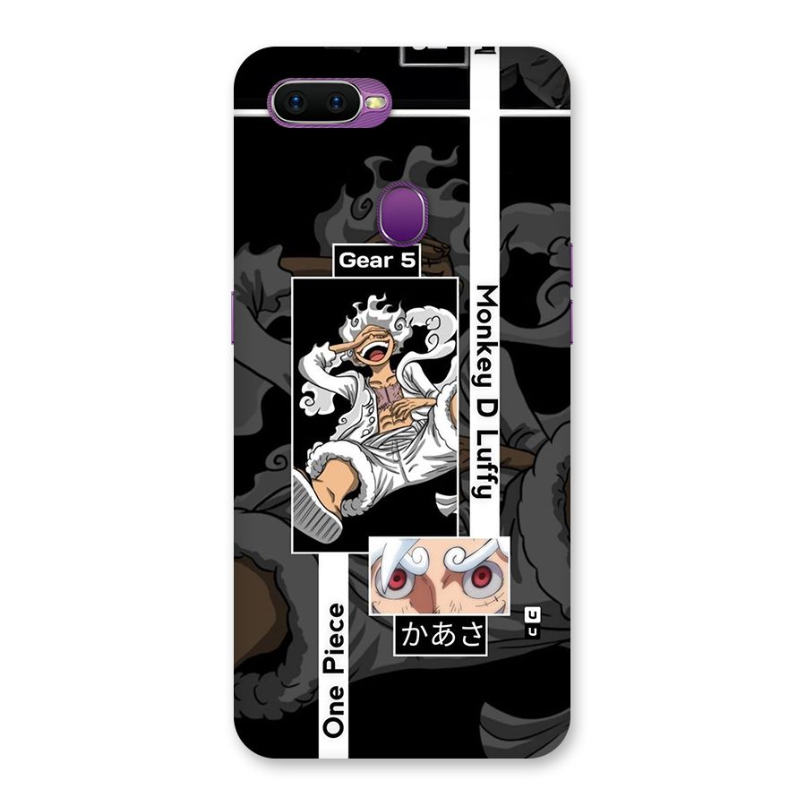 Monkey D luffy New Gear Back Case for Oppo F9