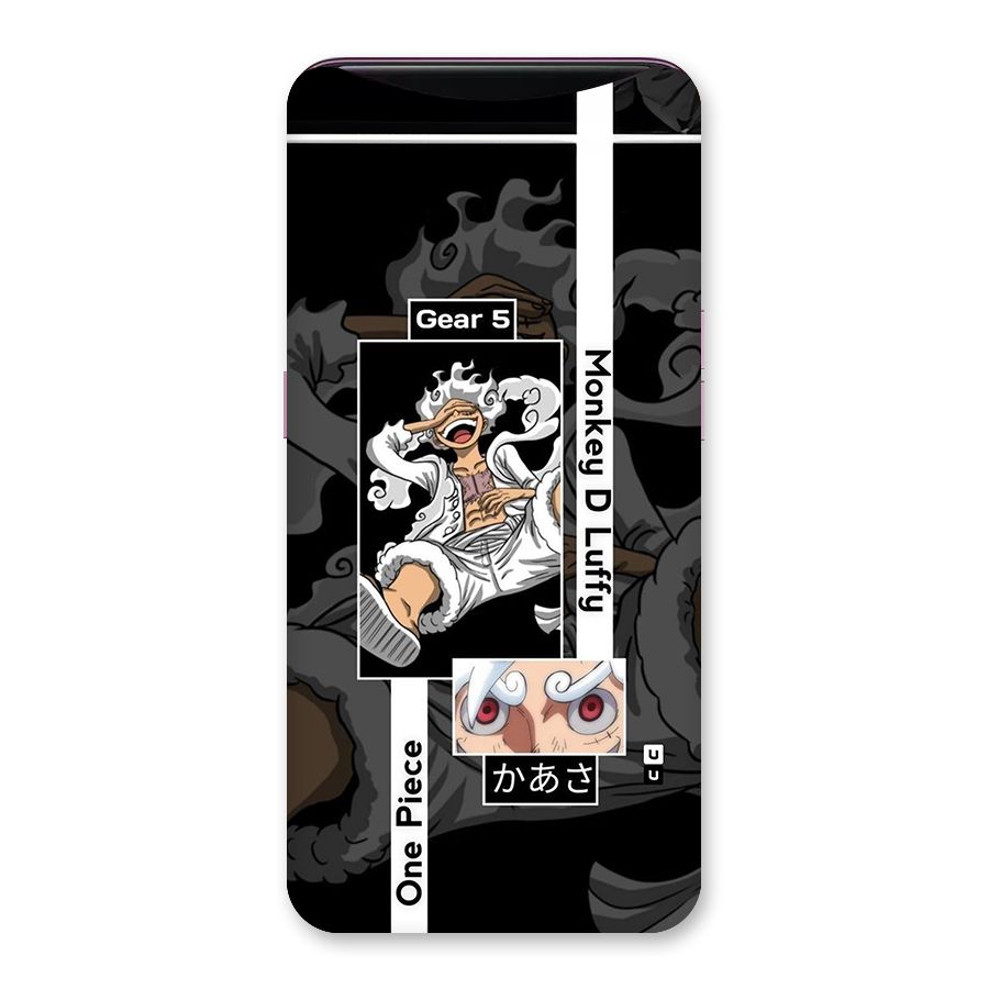 Monkey D luffy New Gear Back Case for Oppo Find X