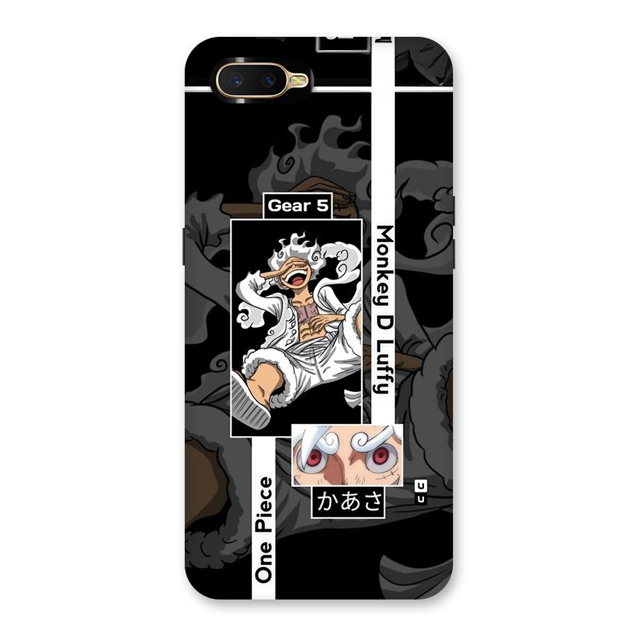 Monkey D luffy New Gear Back Case for Oppo K1