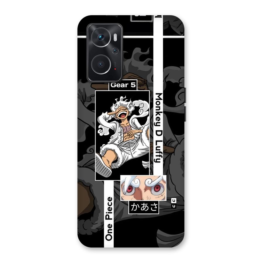 Monkey D luffy New Gear Back Case for Oppo K10 4G