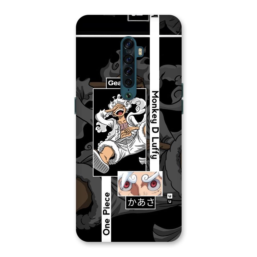 Monkey D luffy New Gear Back Case for Oppo Reno2