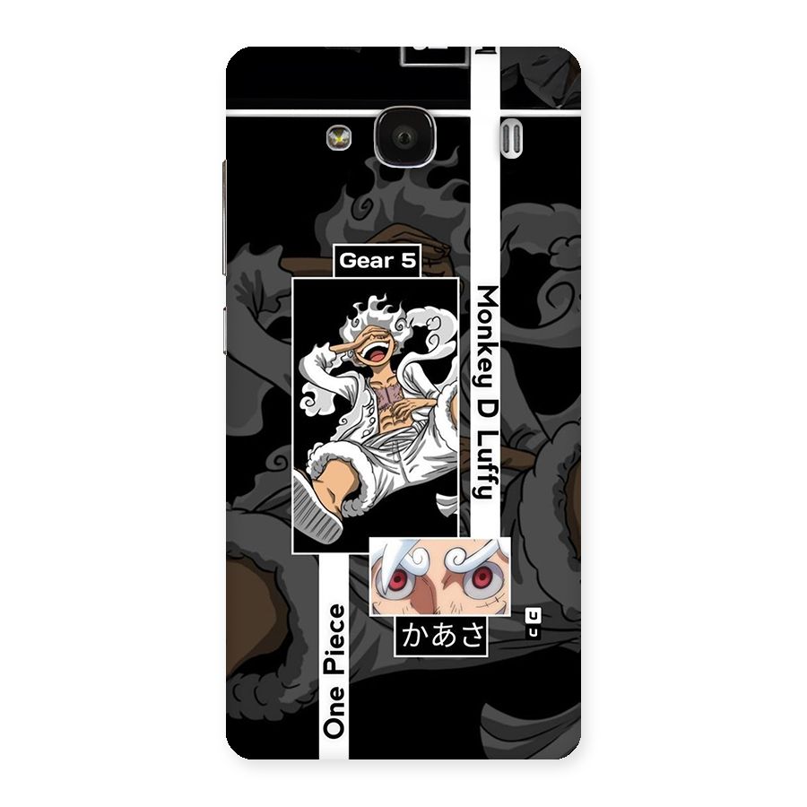 Monkey D luffy New Gear Back Case for Redmi 2 Prime