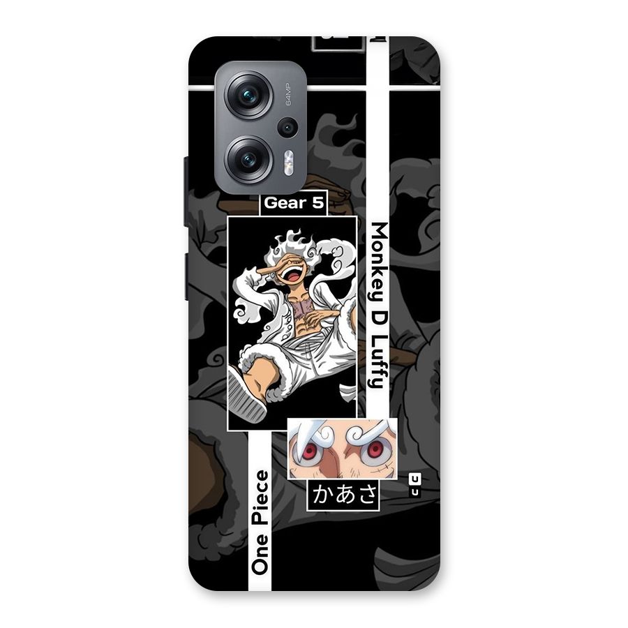 Monkey D luffy New Gear Back Case for Redmi K50i