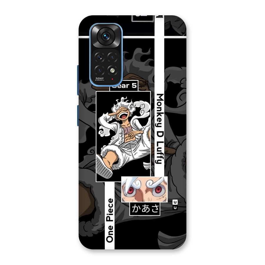 Monkey D luffy New Gear Back Case for Redmi Note 11S