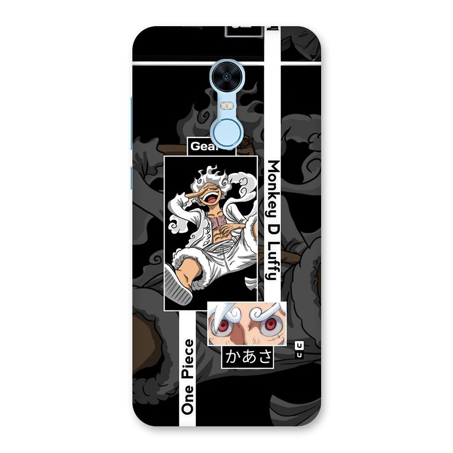 Monkey D luffy New Gear Back Case for Redmi Note 5