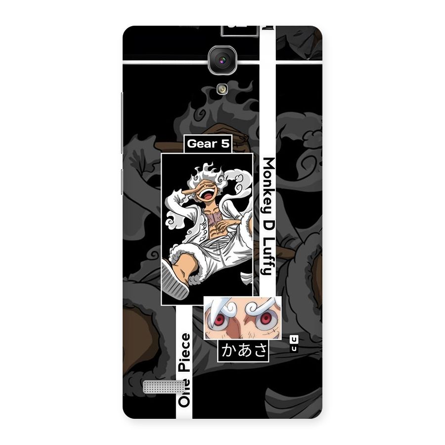 Monkey D luffy New Gear Back Case for Redmi Note Prime