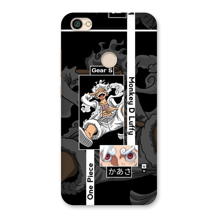 Monkey D luffy New Gear Back Case for Redmi Y1 2017