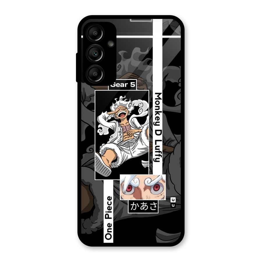 Monkey D luffy New Gear Glass Back Case for Galaxy A14 5G